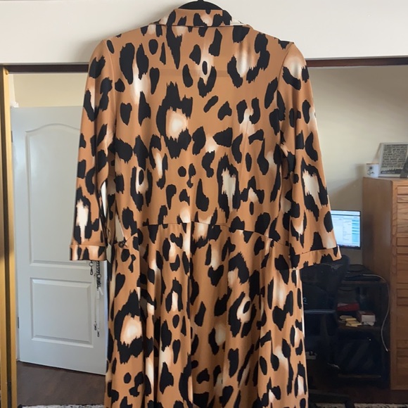Cheetah wrap dress - Picture 7 of 7